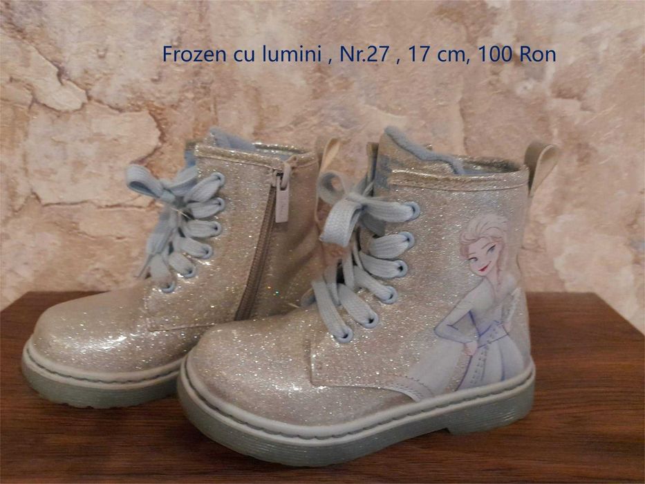 Ghete, botine și cizme de iarnă pentru copii mărimi între 24 și 27