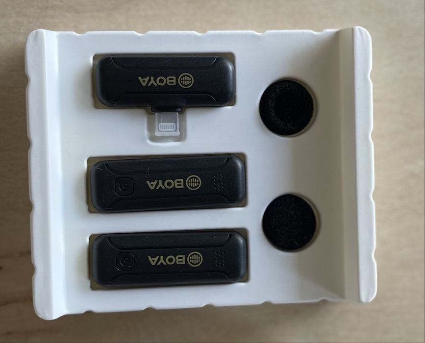 Set Lavaliere Boya BY-M1 – Conector Lightning – Audio Clar
