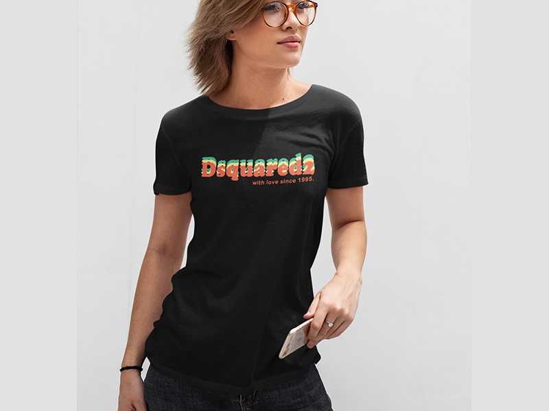 Тениски DSQUARED Принт Модели и размери