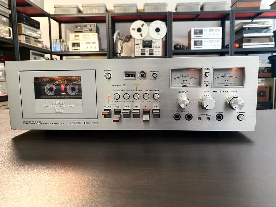 Vintage Топ триглав дек Akai