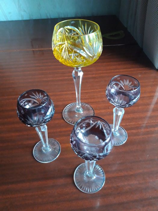 Цветной хрусталь. Германия, 60е гг, 20 век.