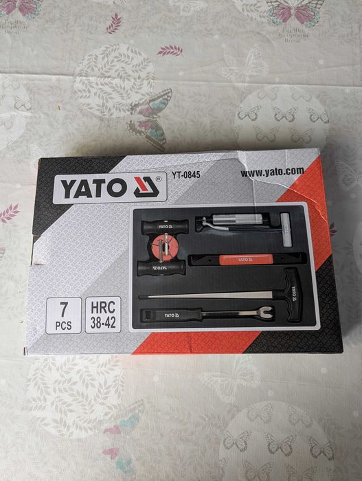Set pentru demontat geamuri, parbrize si lunete  Yato