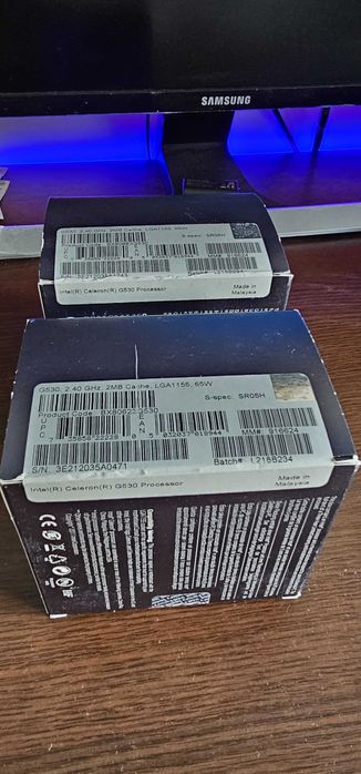 Procesoare Intel Celeron G530 sigilate, LGA 1155 (2 bucati)