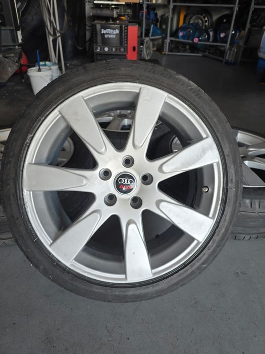 Jante R 18 5x112 cu anvelope bonus 225 40 18,  Audi, Volkswagen, Skoda