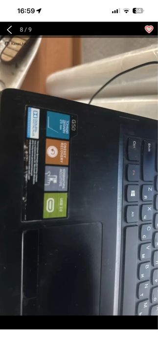 Продам старенький ноутбук