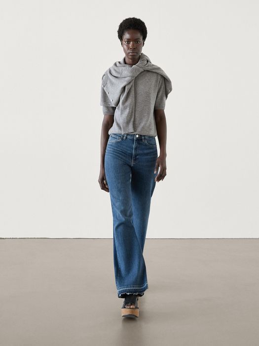 Pulover Massimo Dutti cu maneci scurte