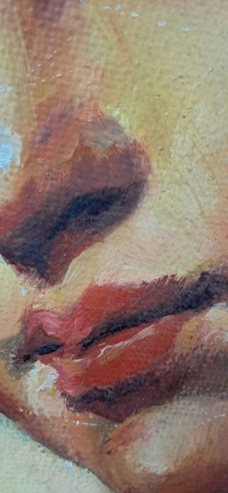 Картина без рамы, масло