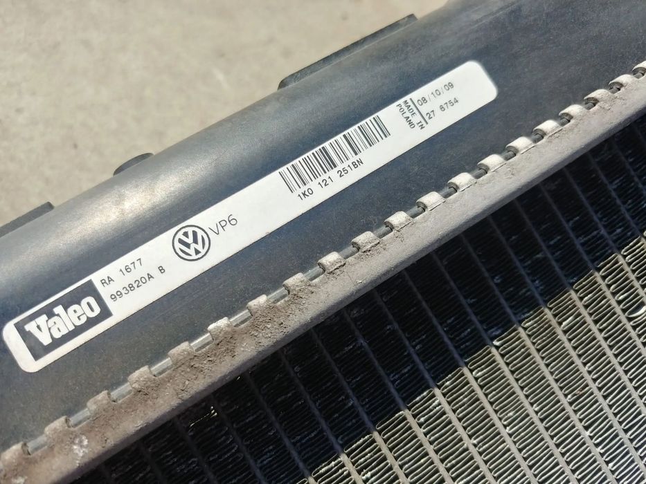 radiator apa  1.4 tsi cax vw golf 6 1k0121251bn