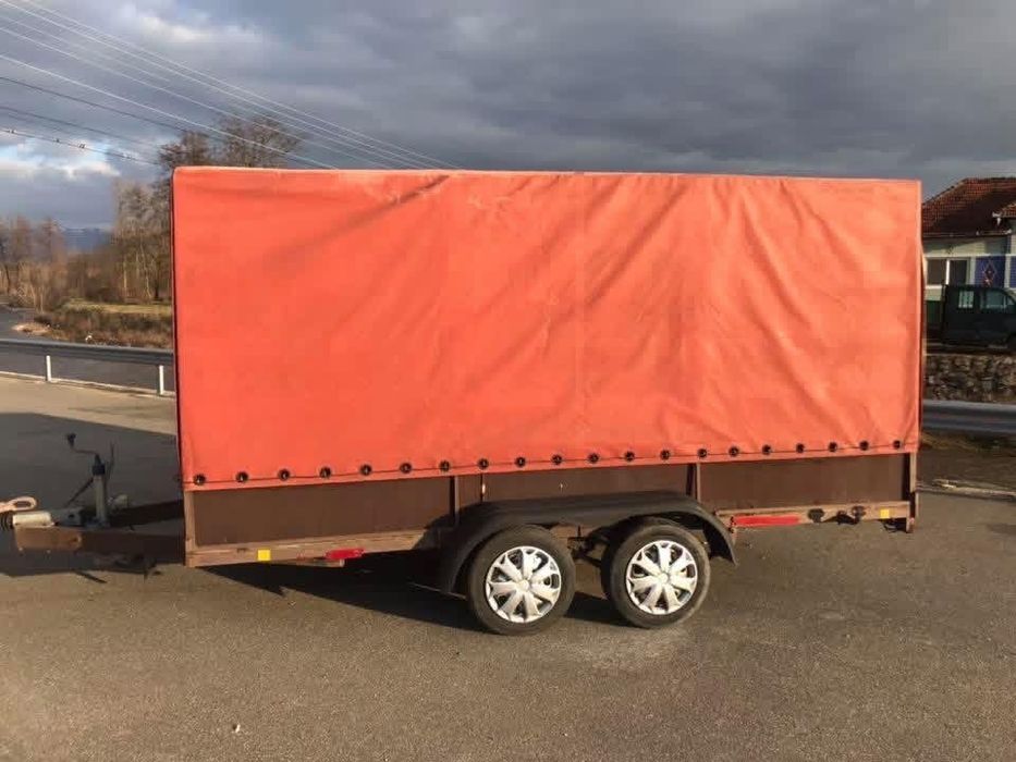 Remorca 1600 kg axa dubla 4 X 2 metri