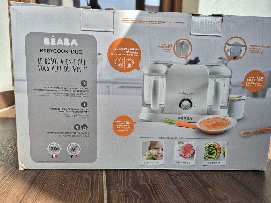 Beaba Babycook Duo – aparat preparare mancare bebelusi, nou