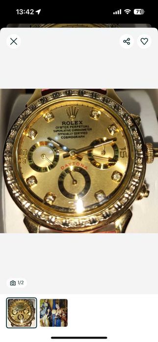 Золотые часы ROLEX