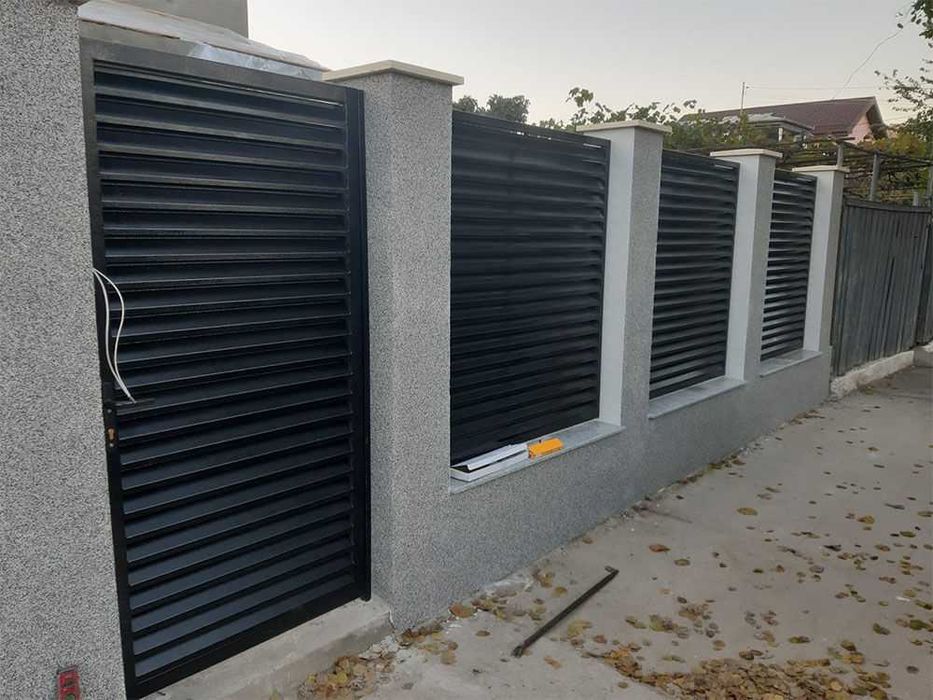 Garduri din panou stil jaluzele de diferite modele si dimensiuni