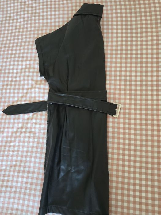 Rochie imitație de piele