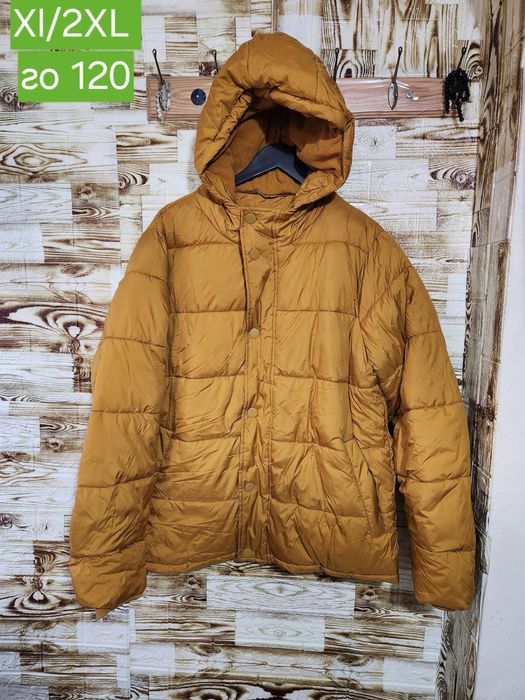 Якета в цвят горчица с вата от пух
