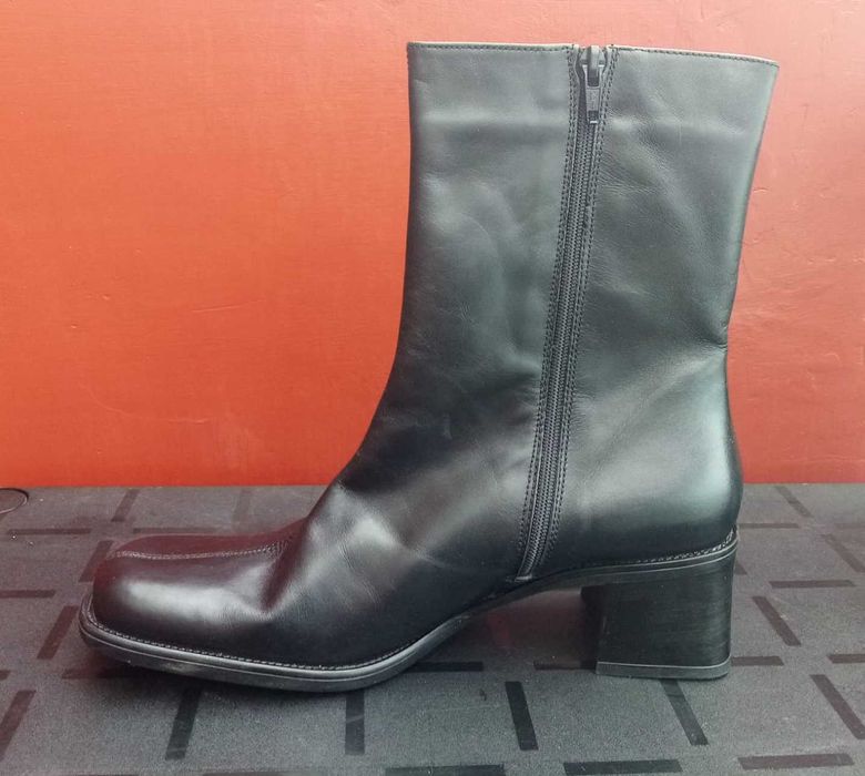 cizme negre piele, marimea 41