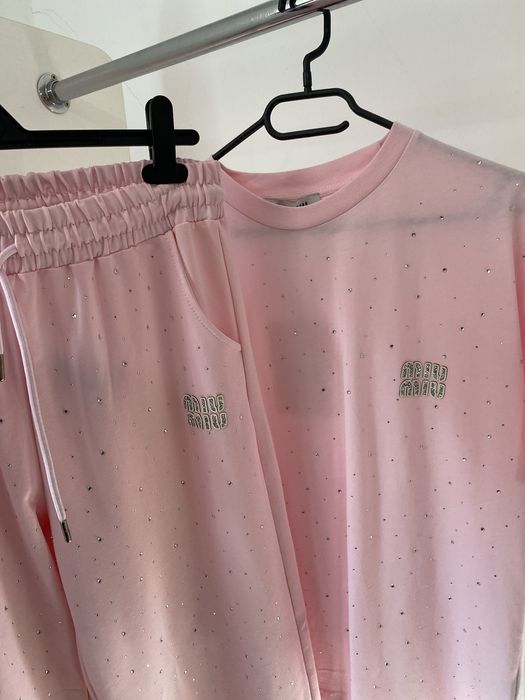 Set dama tricou + pantaloni Miu Miu