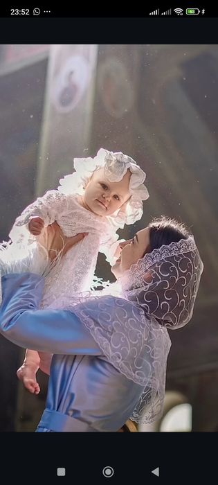 Одежда для крещения,рубашка крестильная,полотенце с вышивкой