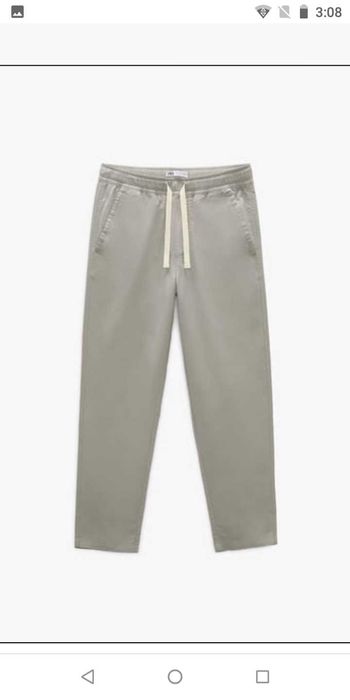 Мъжки панталон ZARA лен