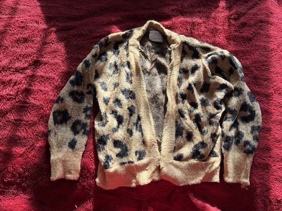 Кардиган в леопардовом принте