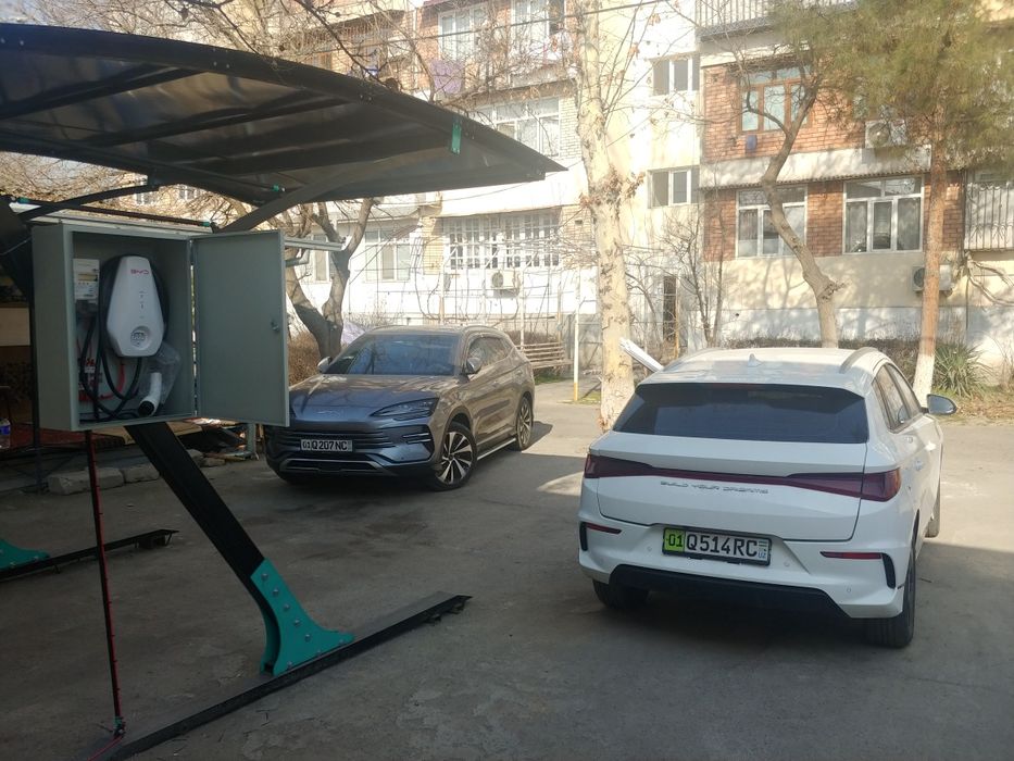 Установка зарядный устройства для электромобилей