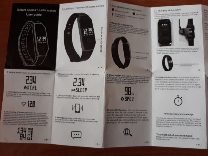 smart watch blue
