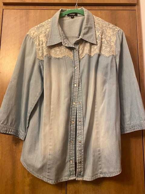 Camasa Denim Elogy cowboy style pentru femei