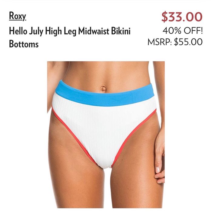 Новый купальник Roxy, бикини