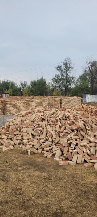 Красный кирпич стандарт, 6,5*12 *25