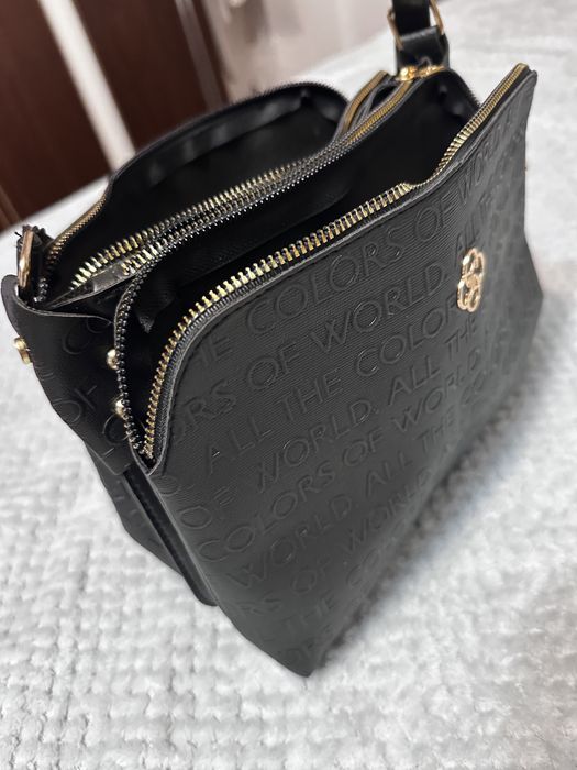 Geanta dama neagra ,piele ecologica