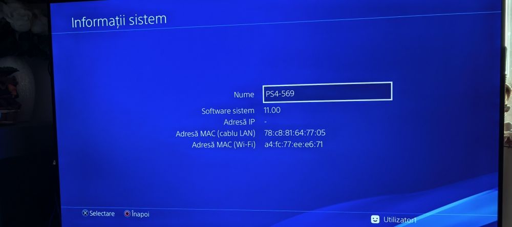 Consola PS4 Slim 1TB (Modabil) + 2 Controllere - Functional 10/10