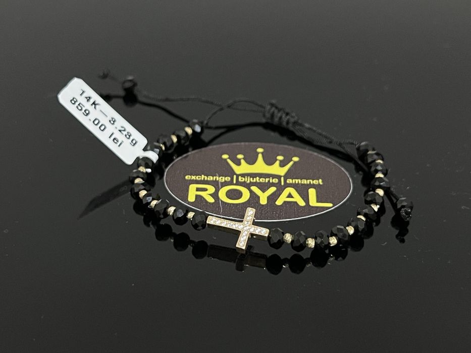 Bijuteria Royal CB : Bratara snur bile aur 14k 3,28 grame