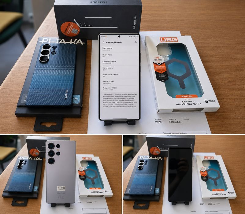 Samsung Galaxy S25 Ultra Titanium Silver Blue cu factură Garanție– 512 GB stocare / 12 GB RAM !! Pret Fix !!