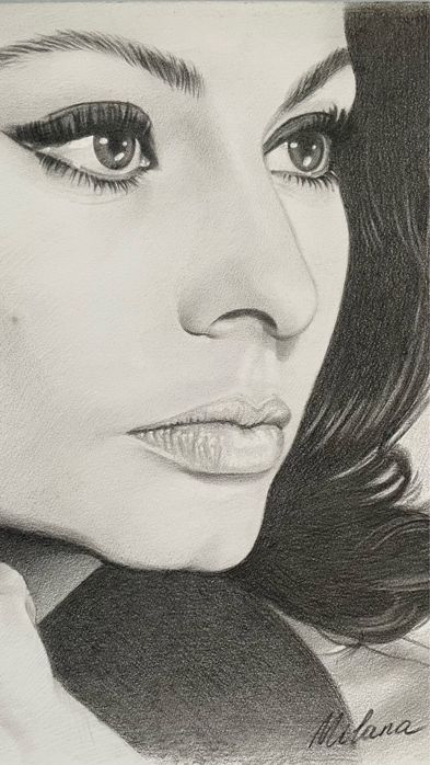 Продаю рисунок Софи Лорен