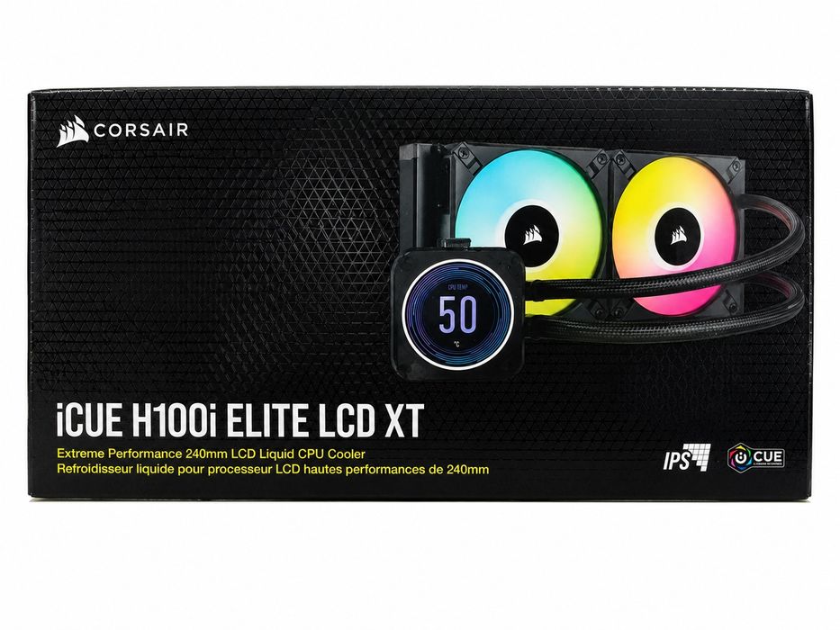 Corsair iCUE H100i ELITE LCD XT водно охлаждане
