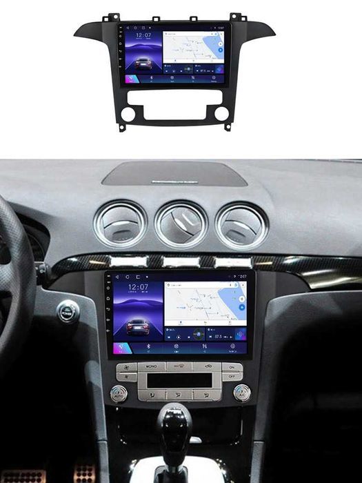 NAVIGATIE Android 14 Ford S MAX 2006 - 2015 Waze CarPlay + CAMERA