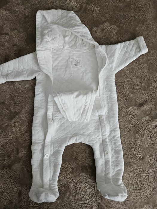 Early days бял памучен космонавт за бебе 3-6мес., 68см.