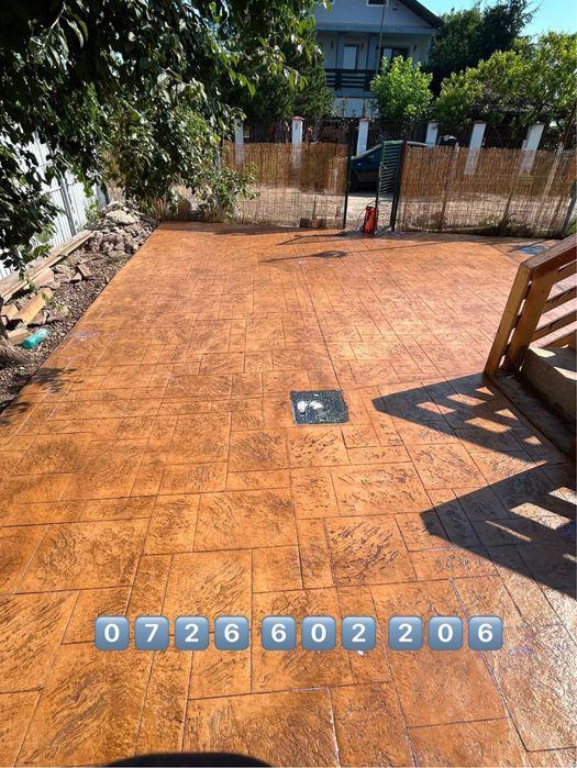 Beton amprentat Bucuresti