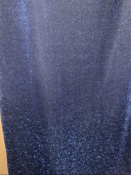 Rochie de ocazie midi albastra New Look