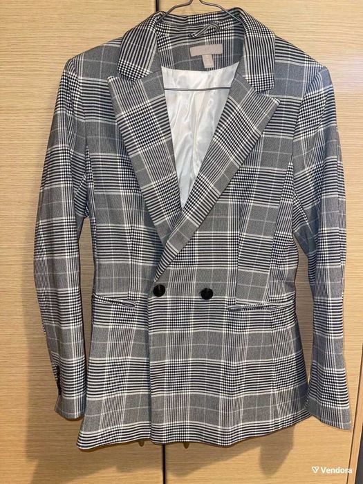 Сако  дамско карирано H&M