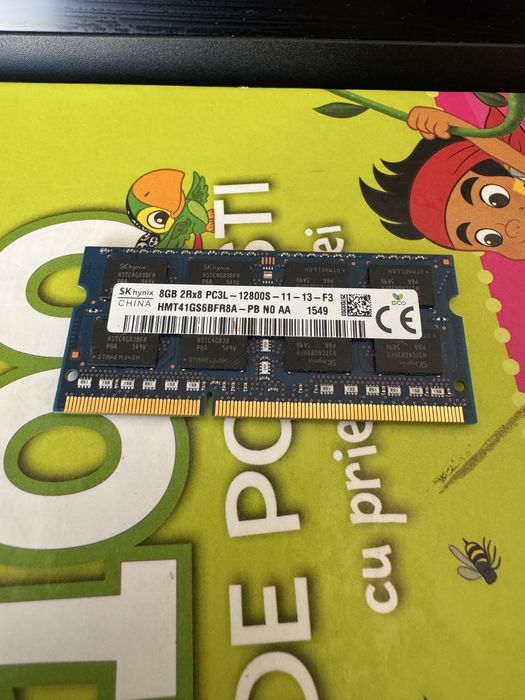 Memorie RAM Laptop SK Hynix 8GB DDR3L 1600MHz PC3L-12800S