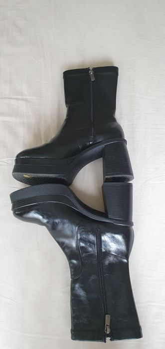 Cizme damă din piele ecologică