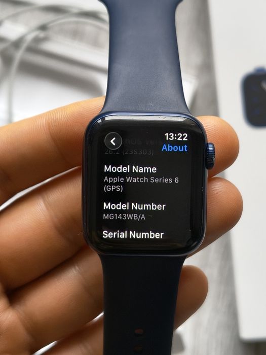 Apple watch seria 6 GPS Blue 40mm emag