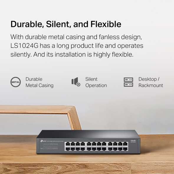 Tp-link LS1024G  24-портовый гигабитный коммутатор