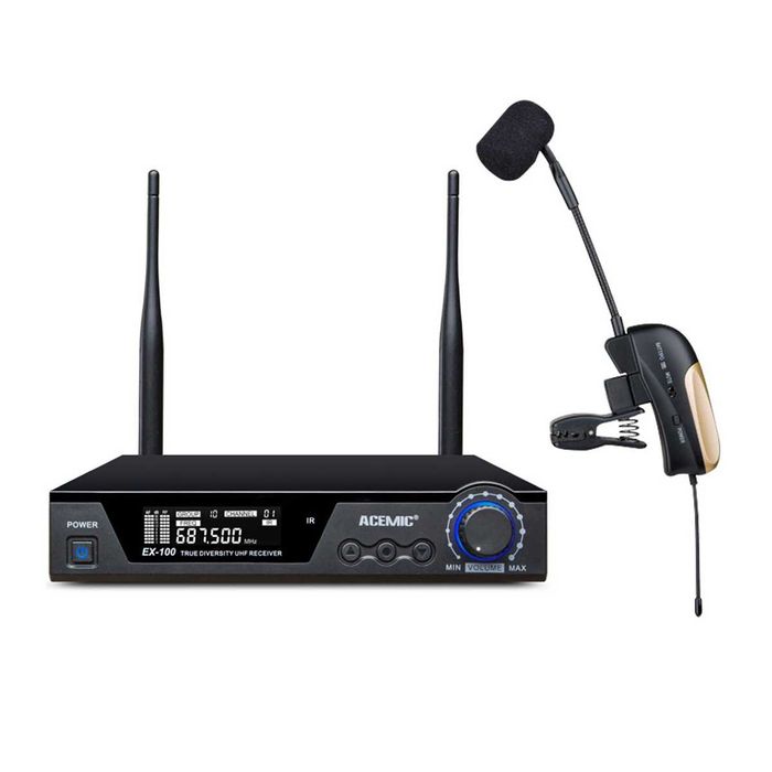 Set Wireless microfon pentru Saxofon și Trompeta ACEMIC EX-100/ST-4 (Shure, Sennheiser)