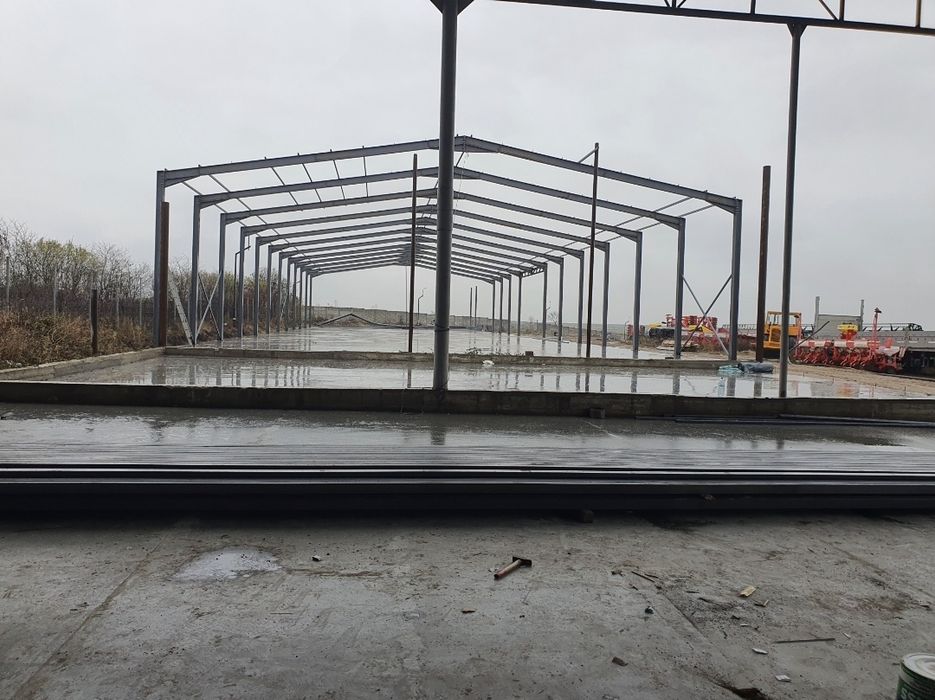 Hala metalica schimb cu auto constructii Hale metalice structuri