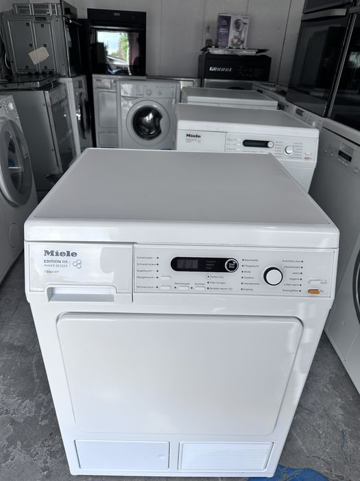 Сушилня +гаранция 1 година. MIELE ТЕРМОПОМПАК КЛАС А 8кг. Безплатна доставка за София