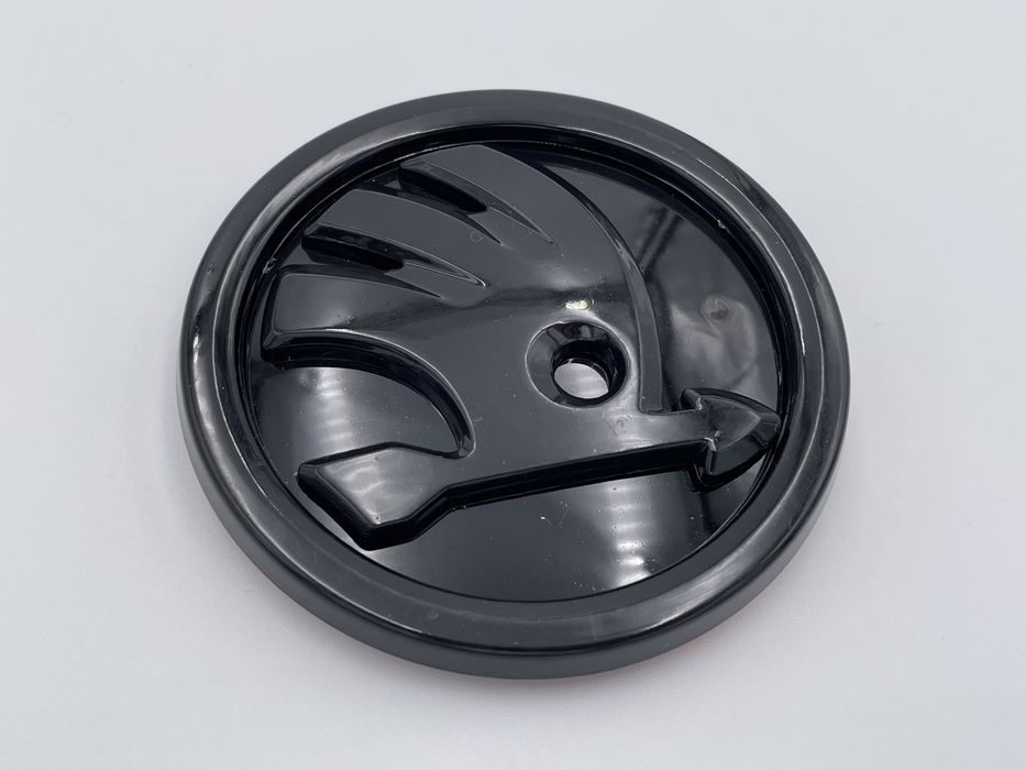 Emblema Skoda negru spate 80mm