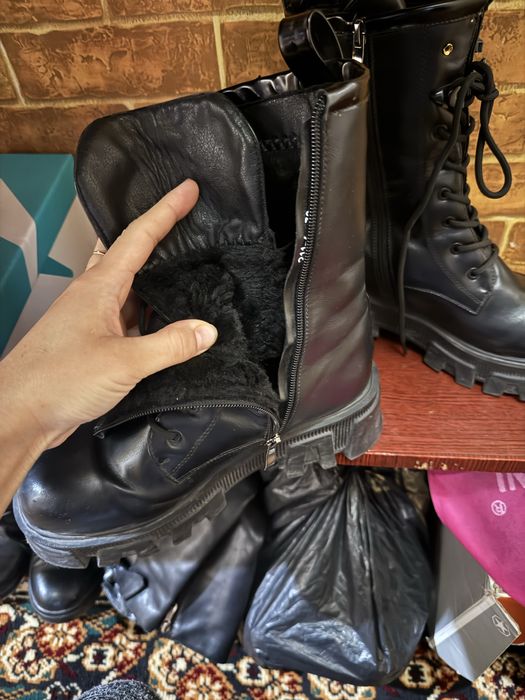 сопоги женские утепленные на высокой посадке