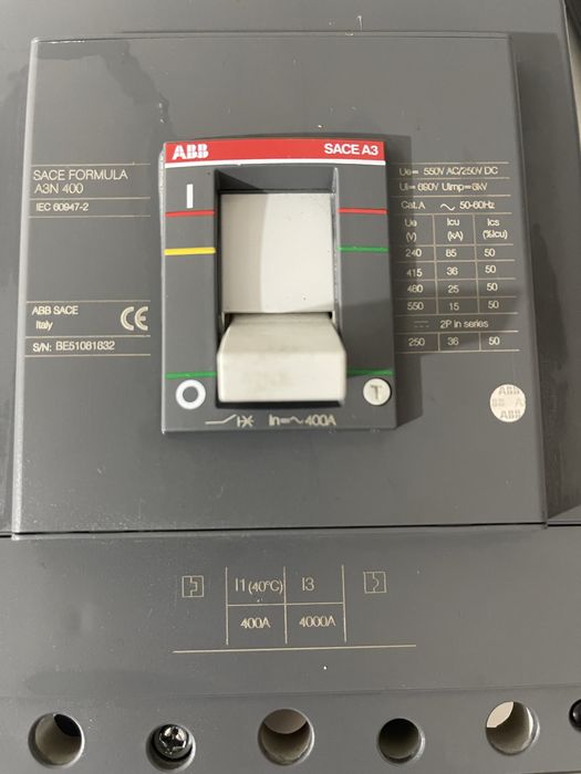 Автоматический выключатель 400А