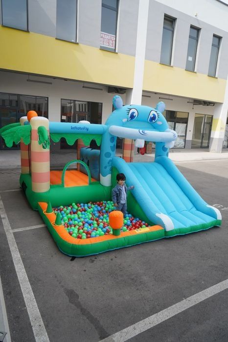 Надувной детский батут. Бесплатно доставка и установка